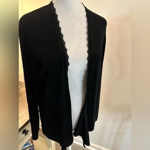 Chico’s Black No Closure Cardigan - Size 1